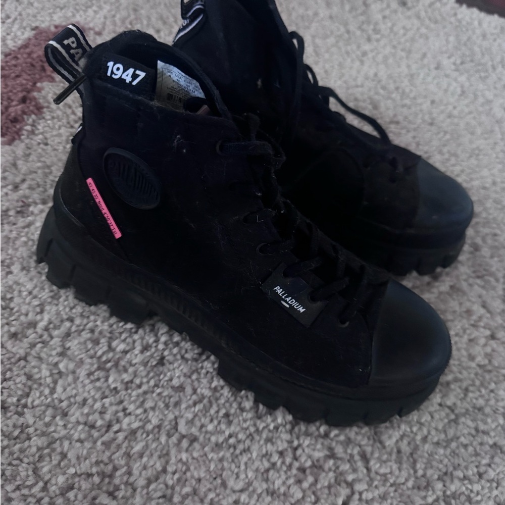 Palladium Black High-Top Sneakers - Picture 2 of 4